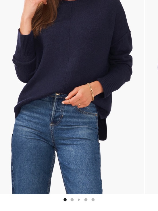 Vince Camuto Sweaters - Vinca Camilo Classic Navy Crewneck Women's Sweater